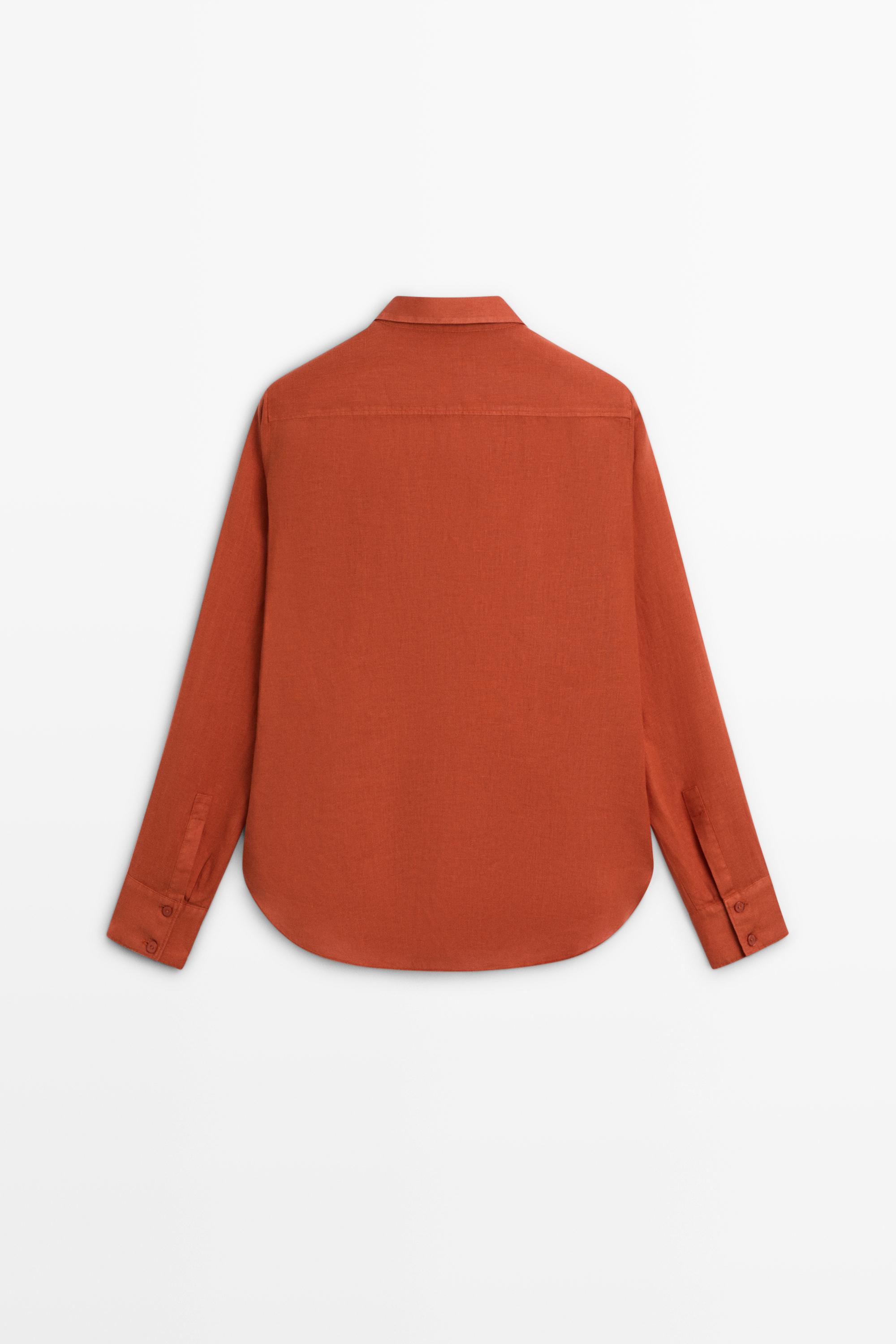 Flowing 100% linen shirt